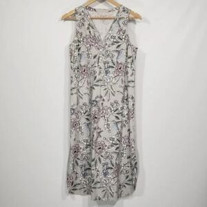 J Jill Nitegown Floral Sleeveless